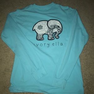 Ivory Ella Long Sleeve Pocket Tee
